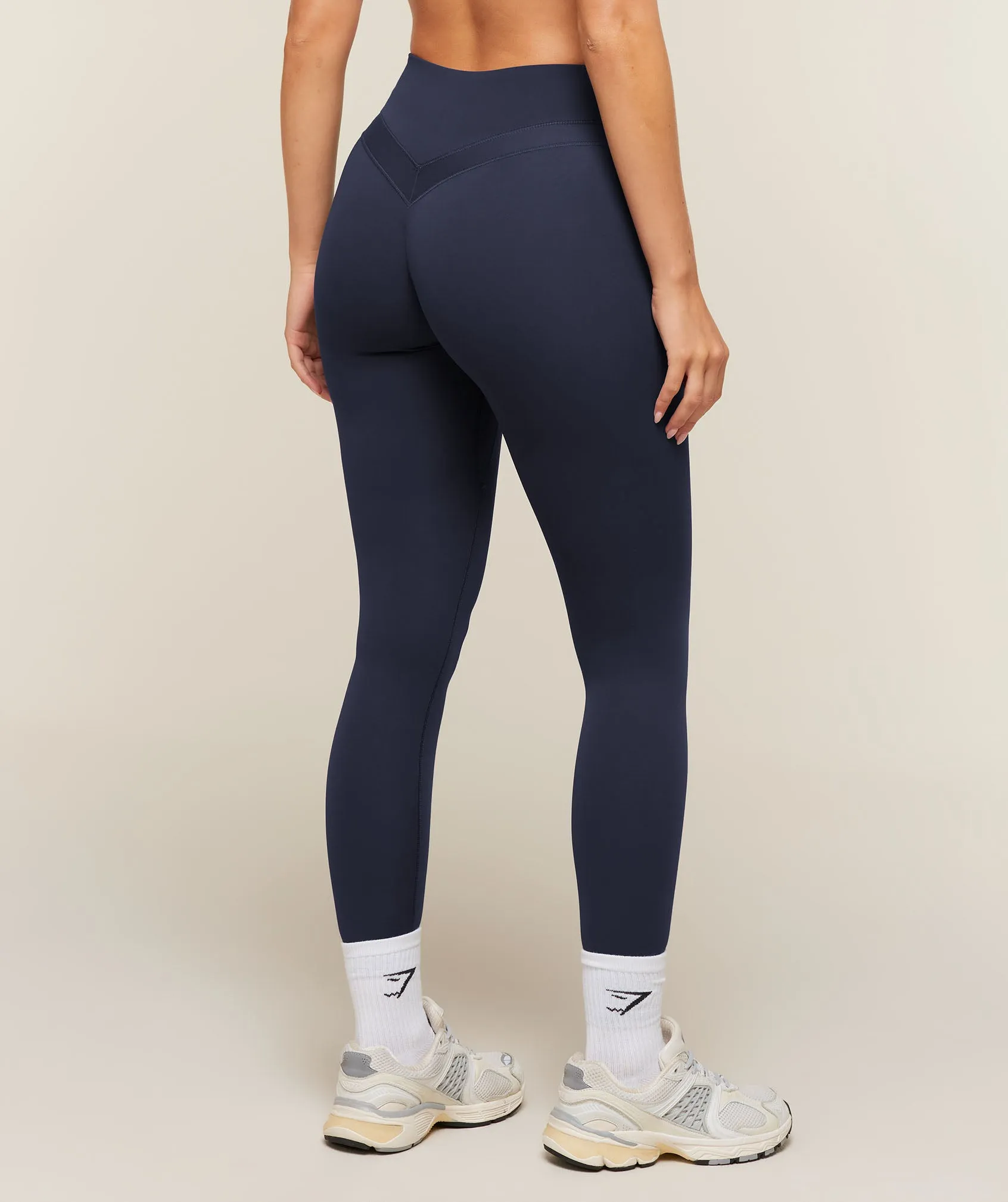 Gymshark Whitney High-Rise Regular Leggings - Heavy Blue sold by Gymshark product image thumbnail 2
