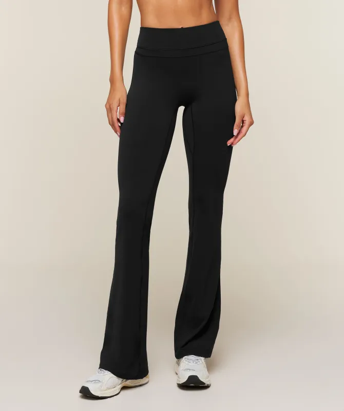 Gymshark Whitney High-Rise Mini Flare Tall - Black made by Gymshark