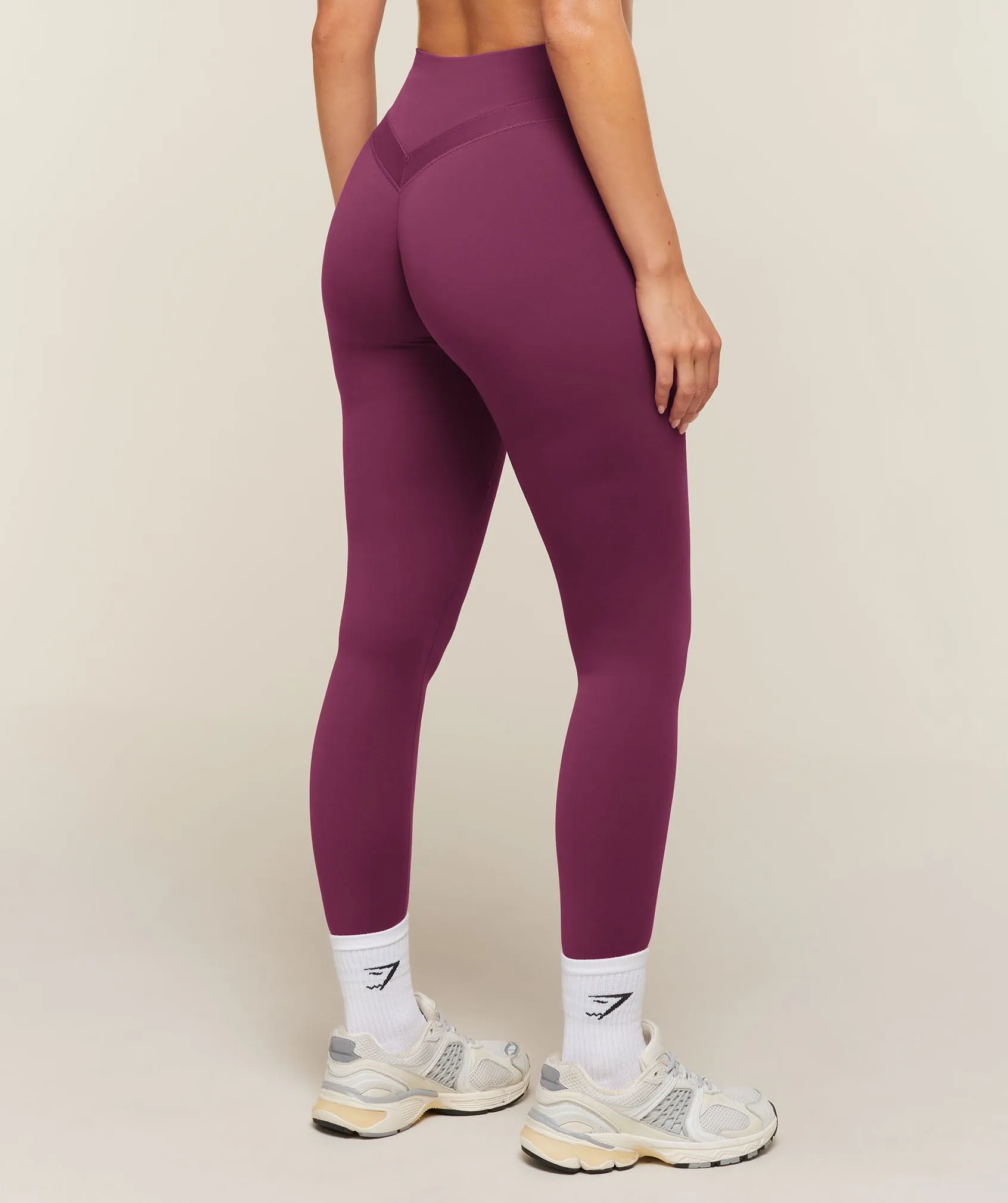 Gymshark Whitney High-Rise Regular Leggings - Strength Pink sold by Gymshark product image thumbnail 2
