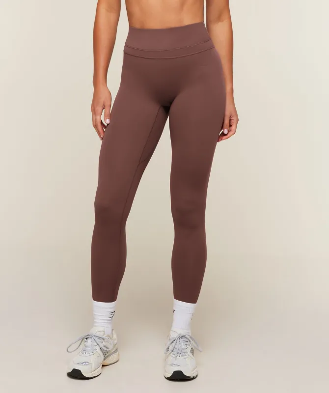 Gymshark Whitney High-Rise Regular Leggings - Espresso Brown made by Gymshark