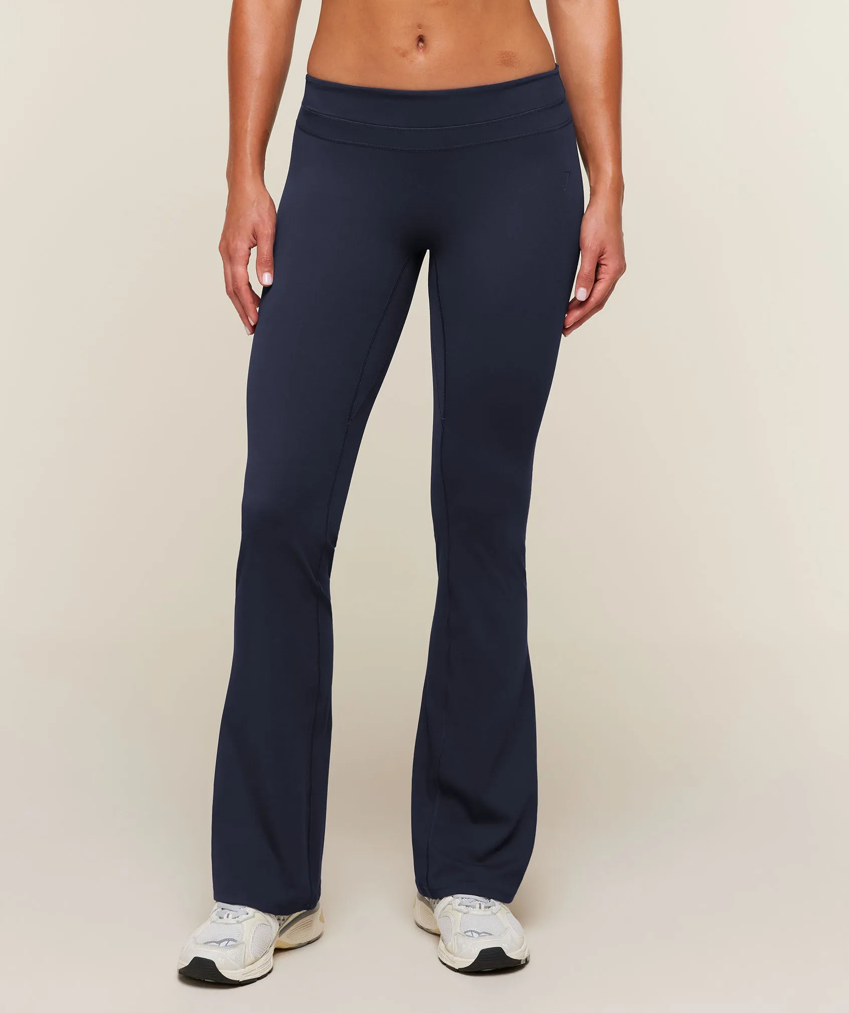 Gymshark Whitney Mid-Rise Mini Flare Regular - Heavy Blue sold by Gymshark