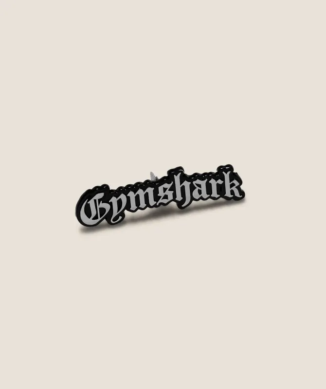 Gymshark Collectible Pin - Tin Black - Nil -A-005 made by Gymshark