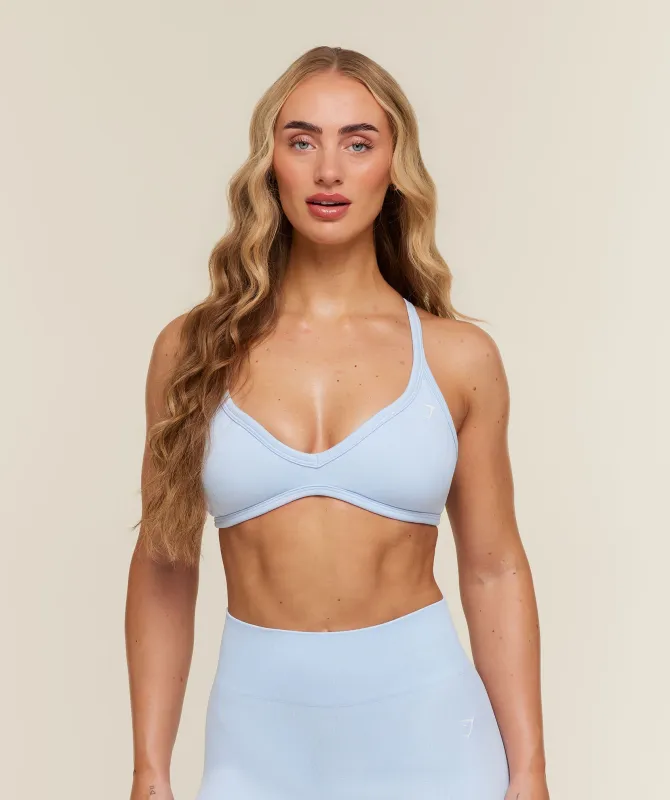 Gymshark Adapt Solid Sports Bra - Tranquil Blue made by Gymshark