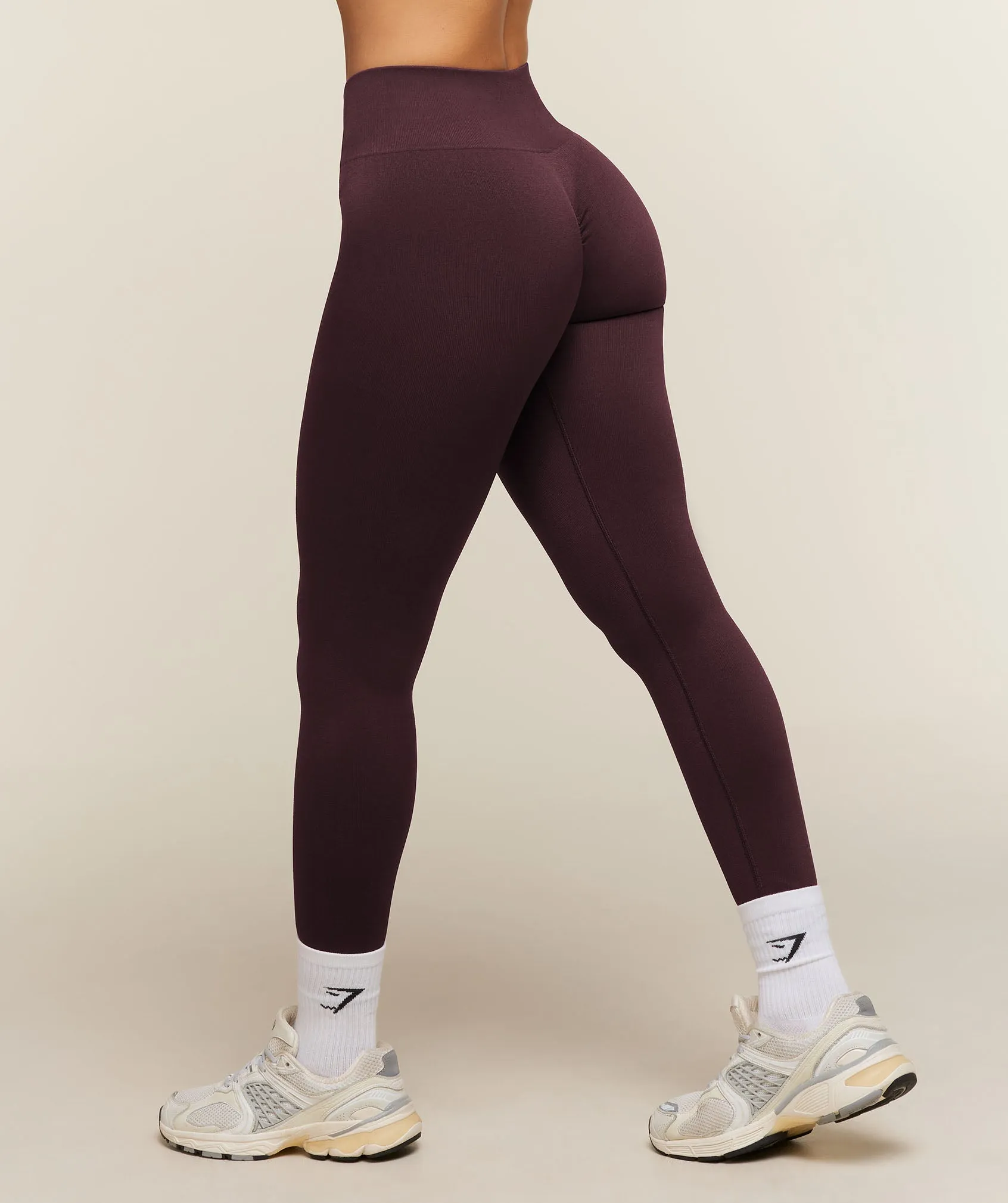 Gymshark Adapt Solid Leggings - Cherry Purple sold by Gymshark product image thumbnail 3