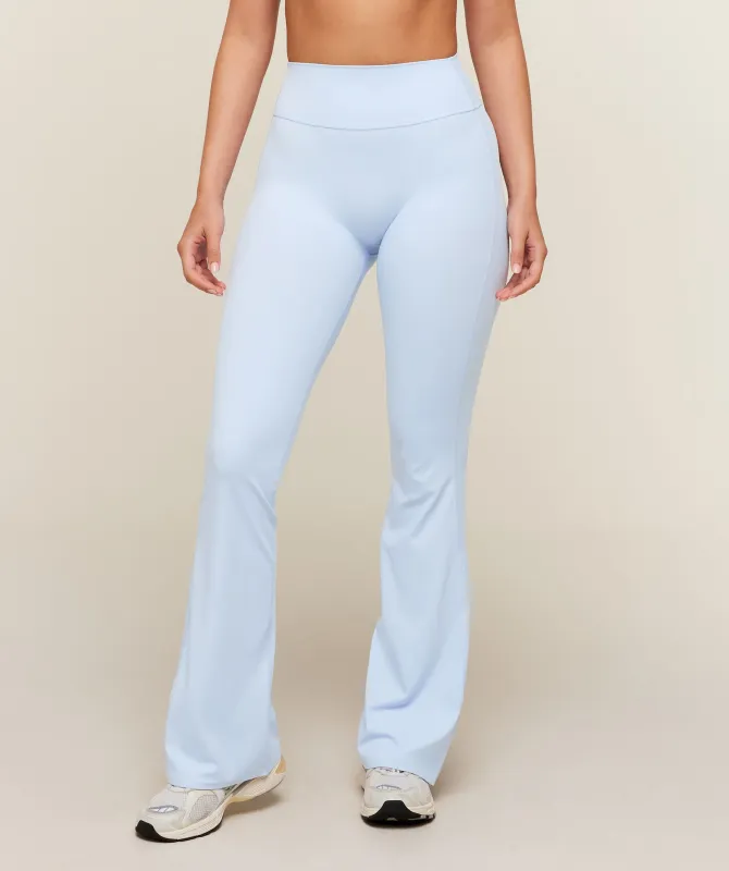Gymshark Shape Bonded Flared Leggings - Tranquil Blue made by Gymshark