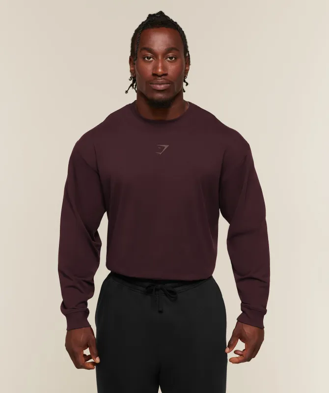 Gymshark Power Long Sleeve T-Shirt - Cherry Purple made by Gymshark