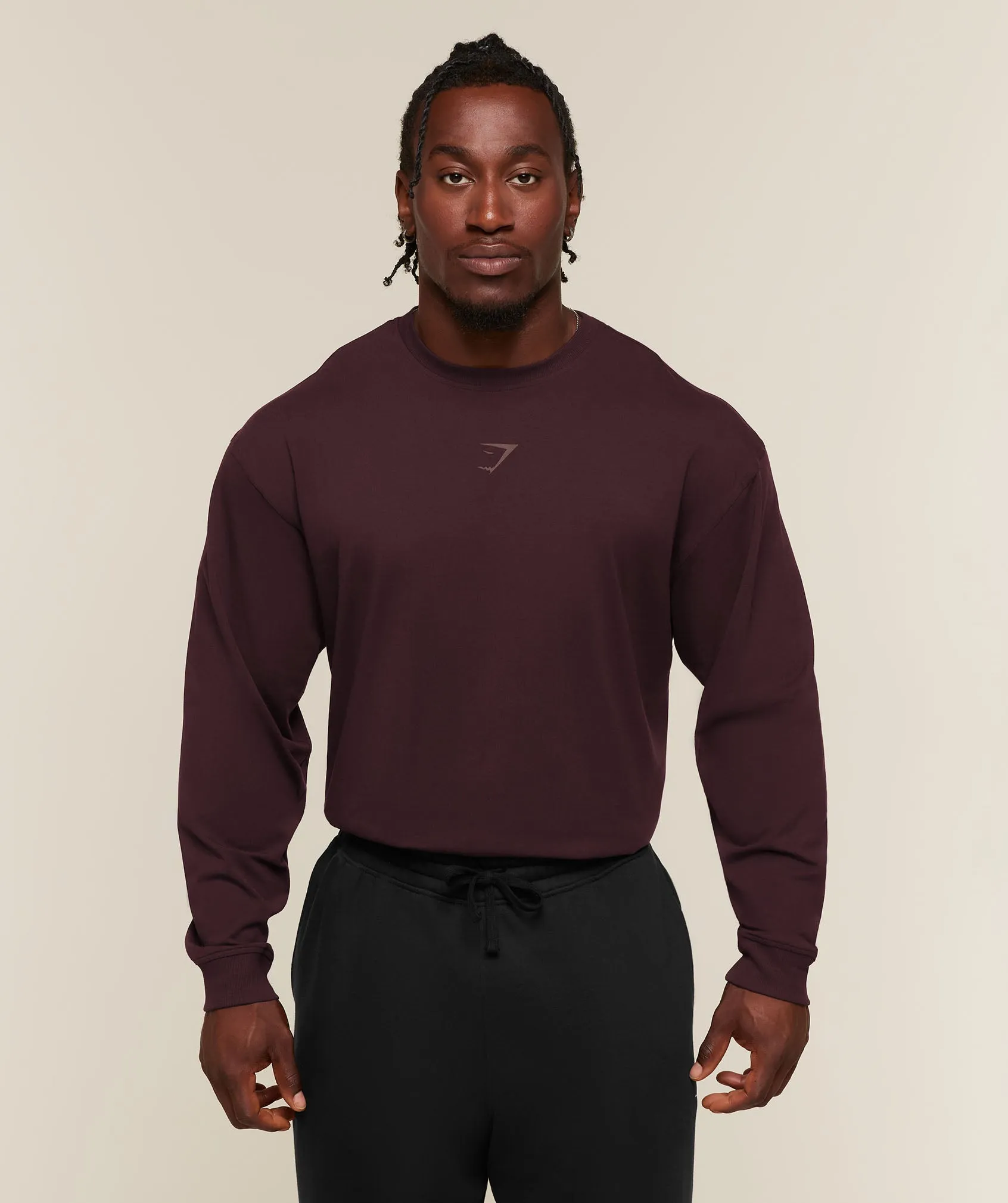 Gymshark Power Long Sleeve T-Shirt - Cherry Purple sold by Gymshark