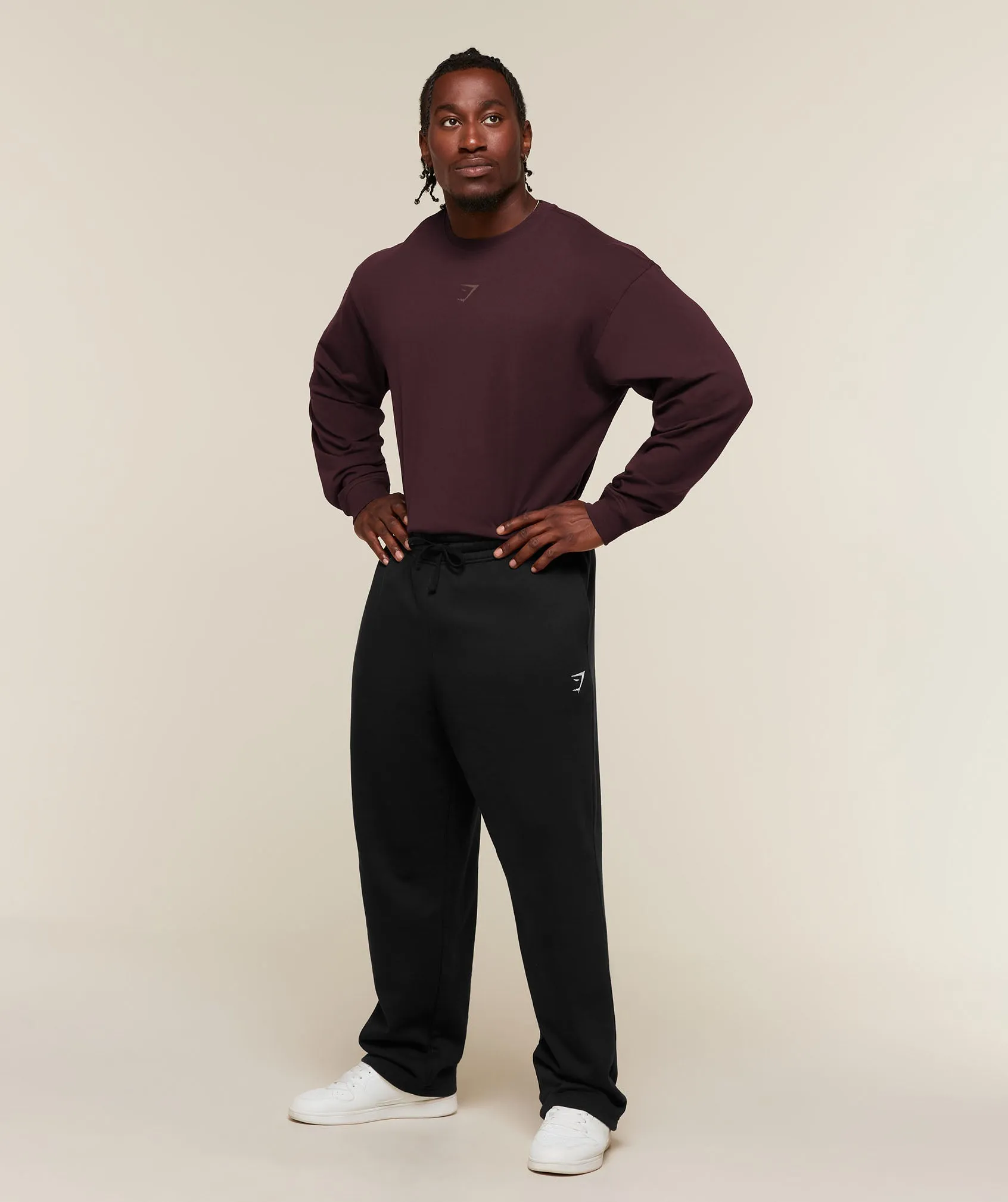 Gymshark Power Long Sleeve T-Shirt - Cherry Purple sold by Gymshark product image thumbnail 4