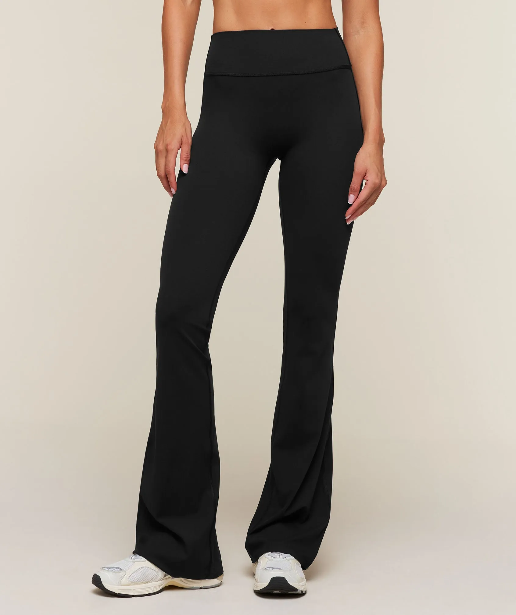 Gymshark Shape Bonded Flared Tall Leggings - Black sold by Gymshark