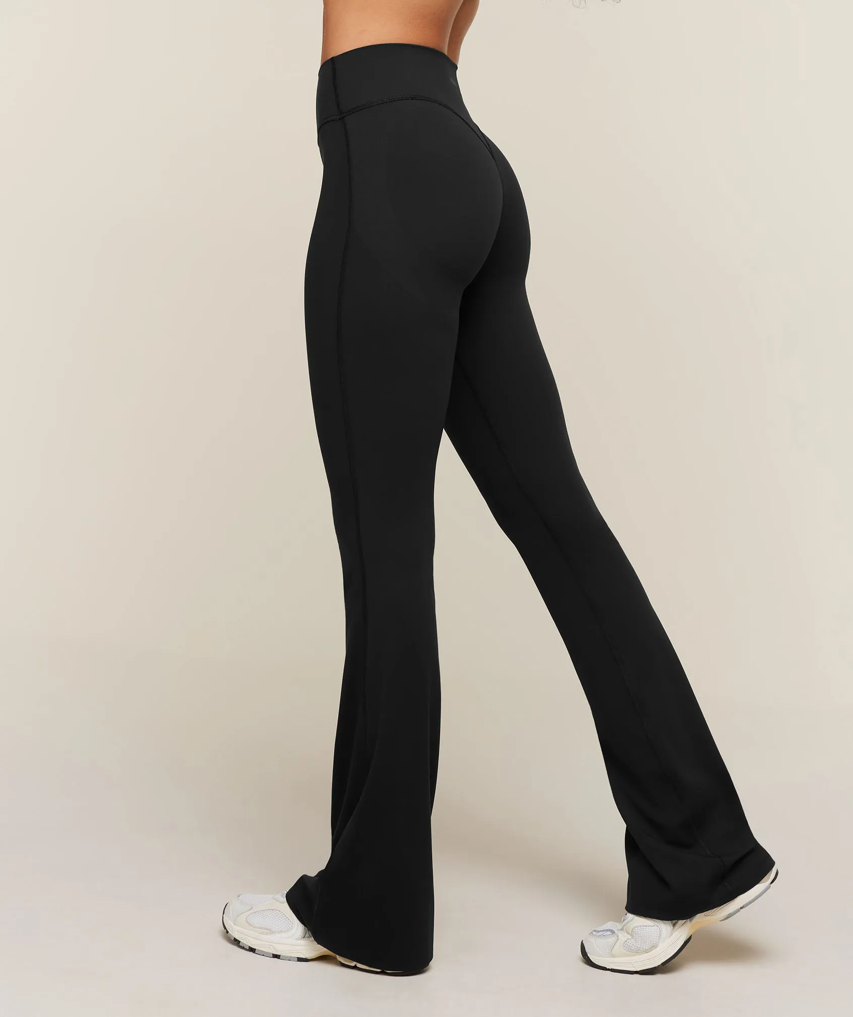 Gymshark Shape Bonded Flared Tall Leggings - Black sold by Gymshark product image thumbnail 2