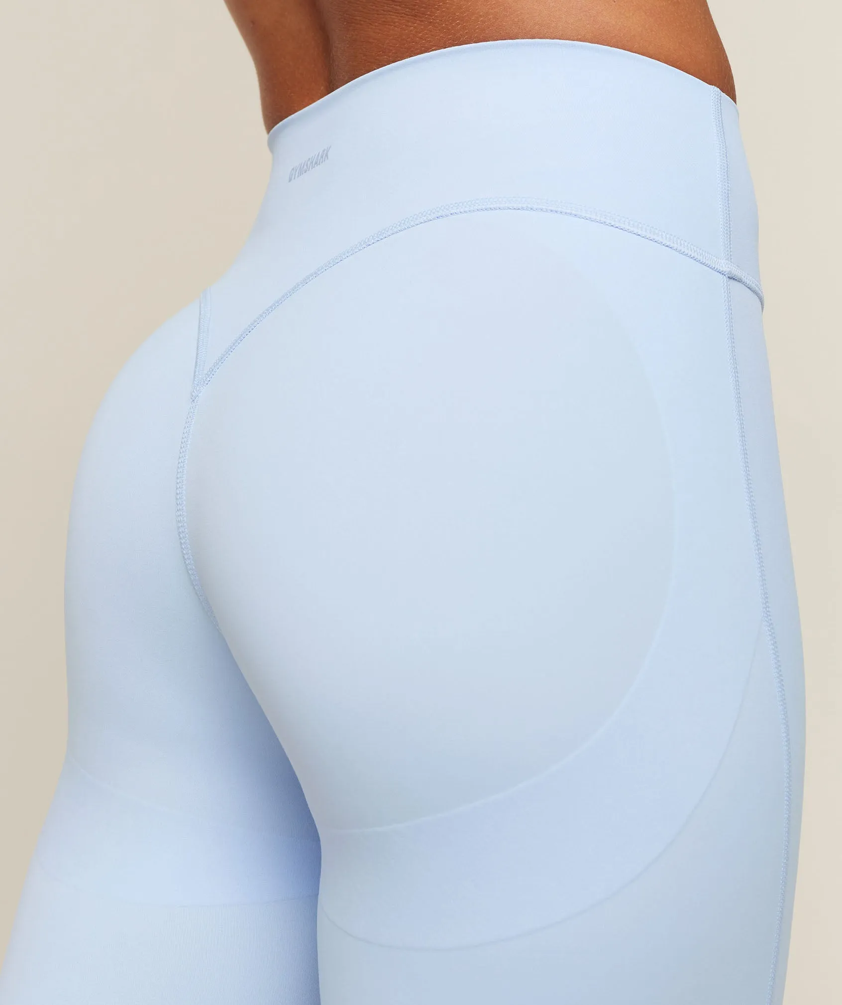 Gymshark Shape Bonded Flared Tall Leggings - Tranquil Blue sold by Gymshark product image thumbnail 5