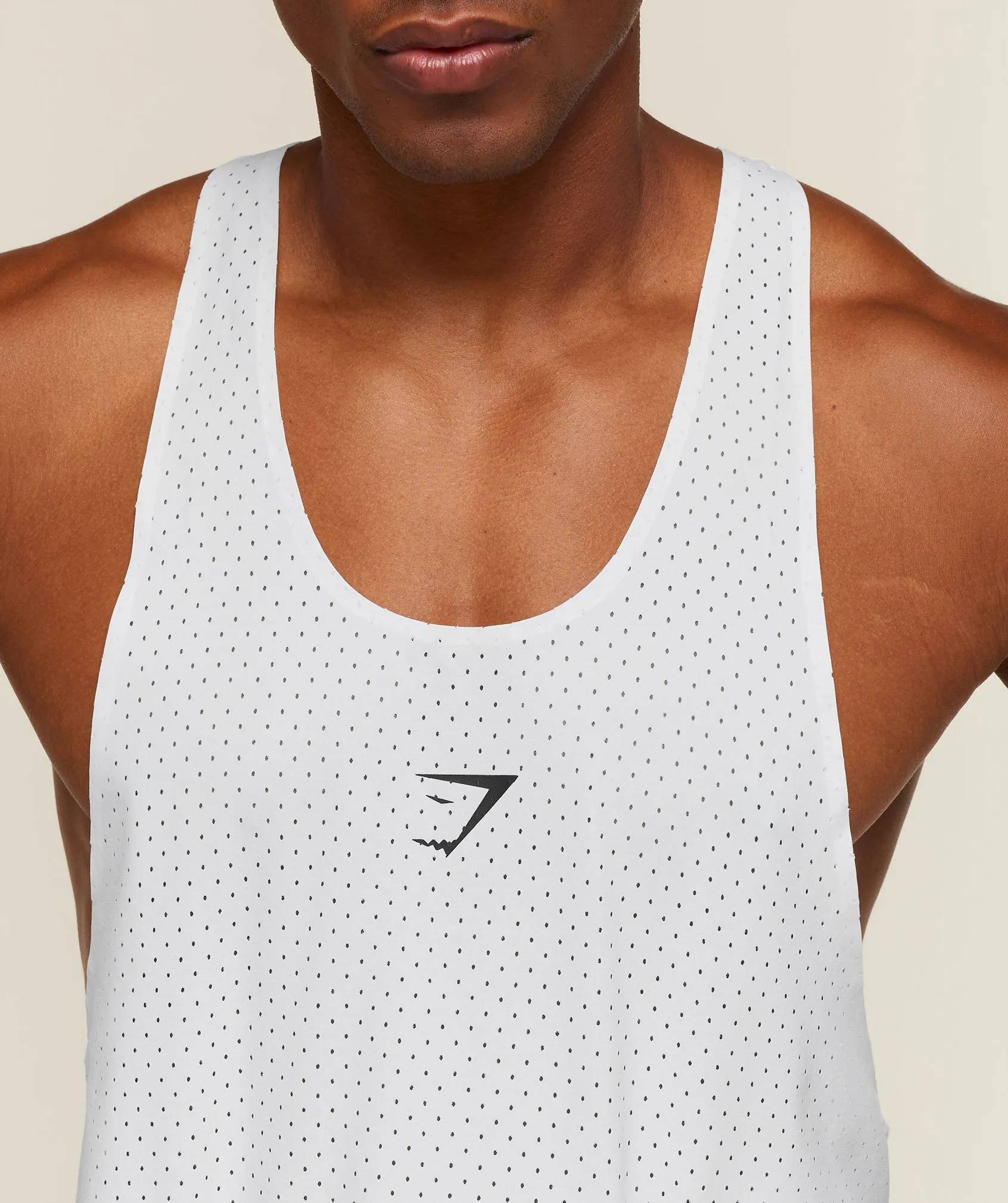 Gymshark Ultra Light Performance Tank - White sold by Gymshark product image thumbnail 5