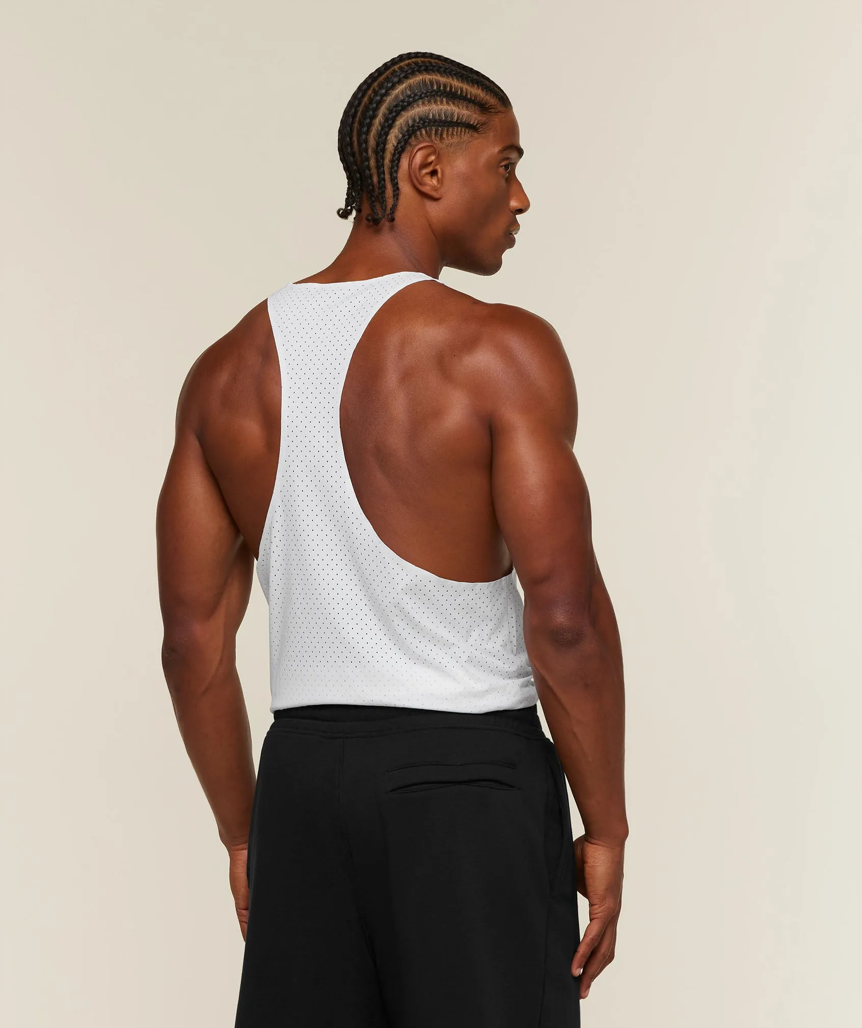 Gymshark Ultra Light Performance Tank - White sold by Gymshark product image thumbnail 2