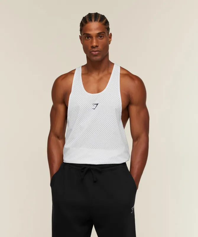 Gymshark Ultra Light Performance Tank - White made by Gymshark