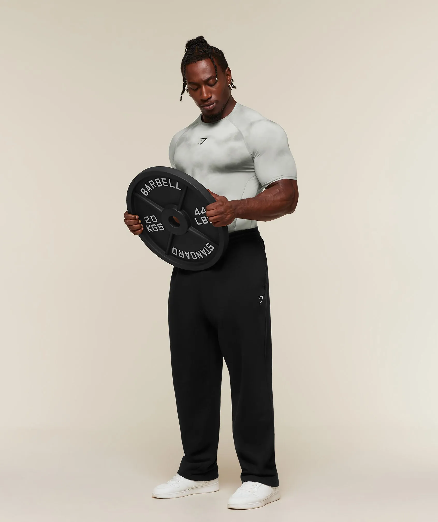 Gymshark Element Baselayer T-Shirt - Light Grey sold by Gymshark product image thumbnail 4
