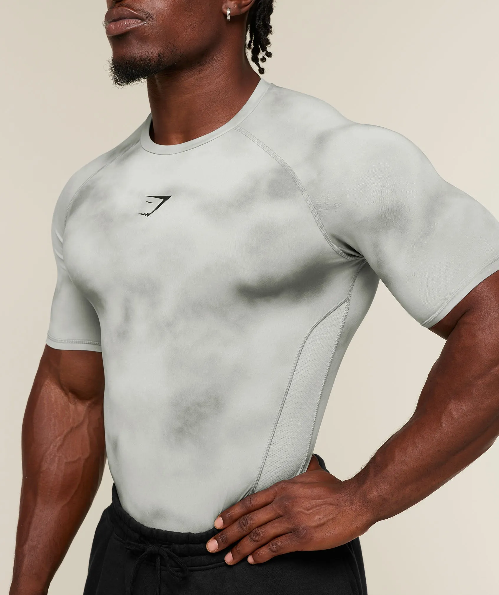 Gymshark Element Baselayer T-Shirt - Light Grey sold by Gymshark product image thumbnail 5