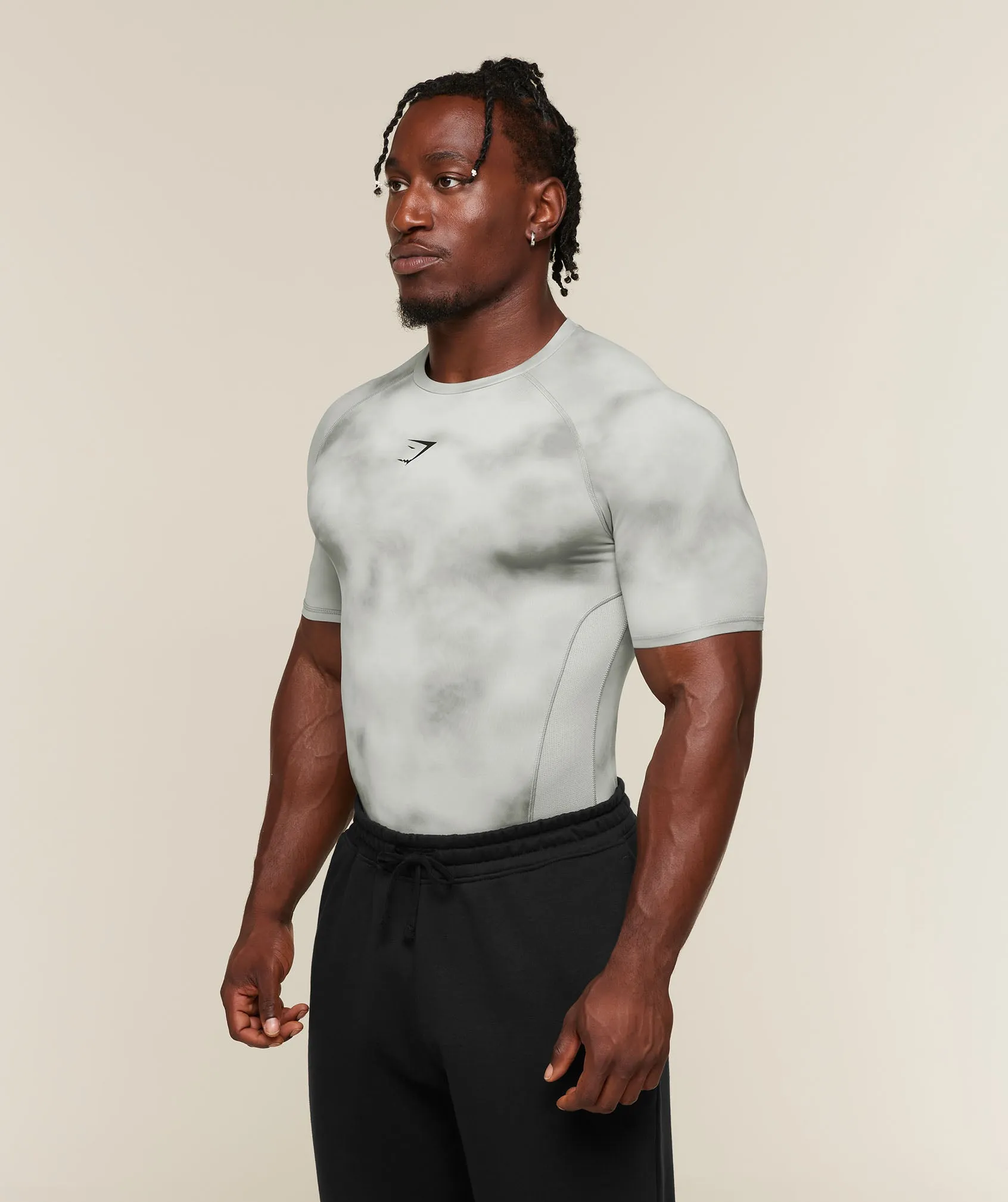 Gymshark Element Baselayer T-Shirt - Light Grey sold by Gymshark product image thumbnail 3