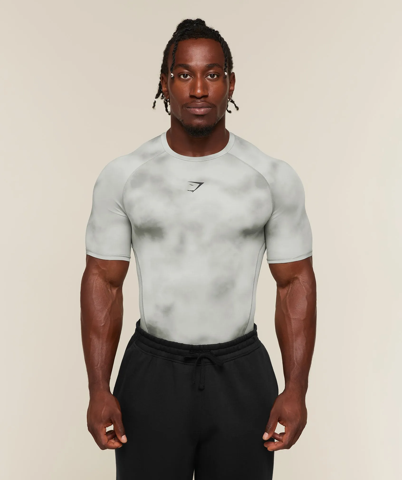 Gymshark Element Baselayer T-Shirt - Light Grey sold by Gymshark