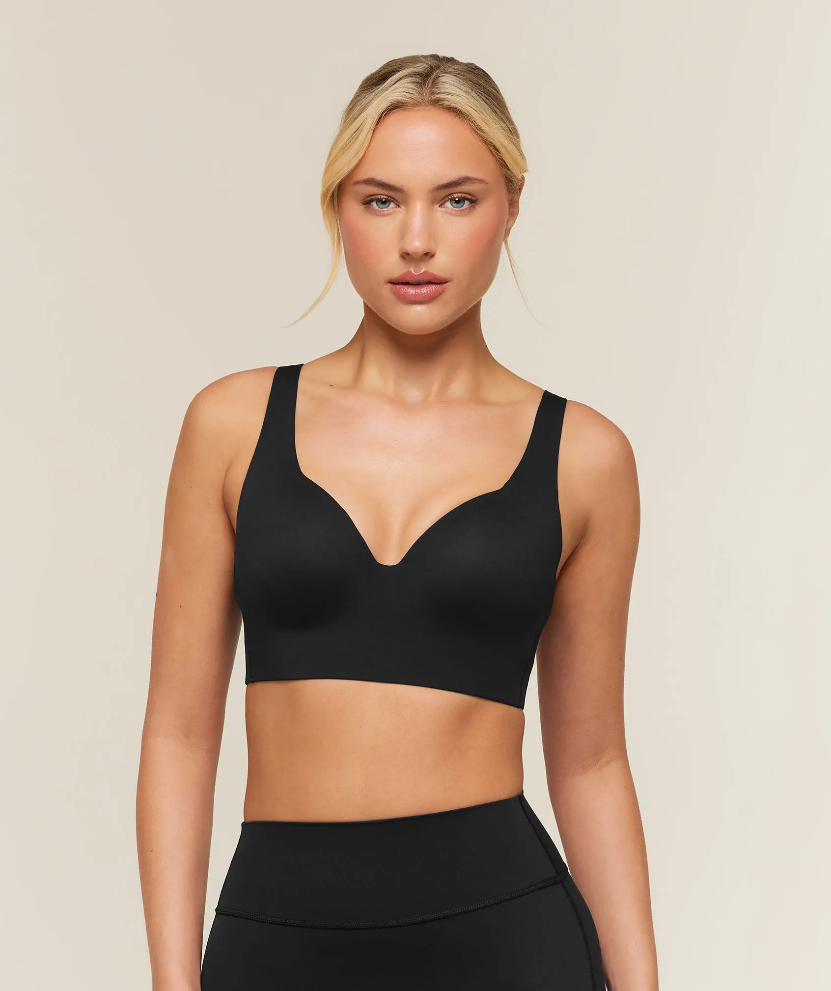 Gymshark Shape High Support Push Up Bra - Black sold by Gymshark