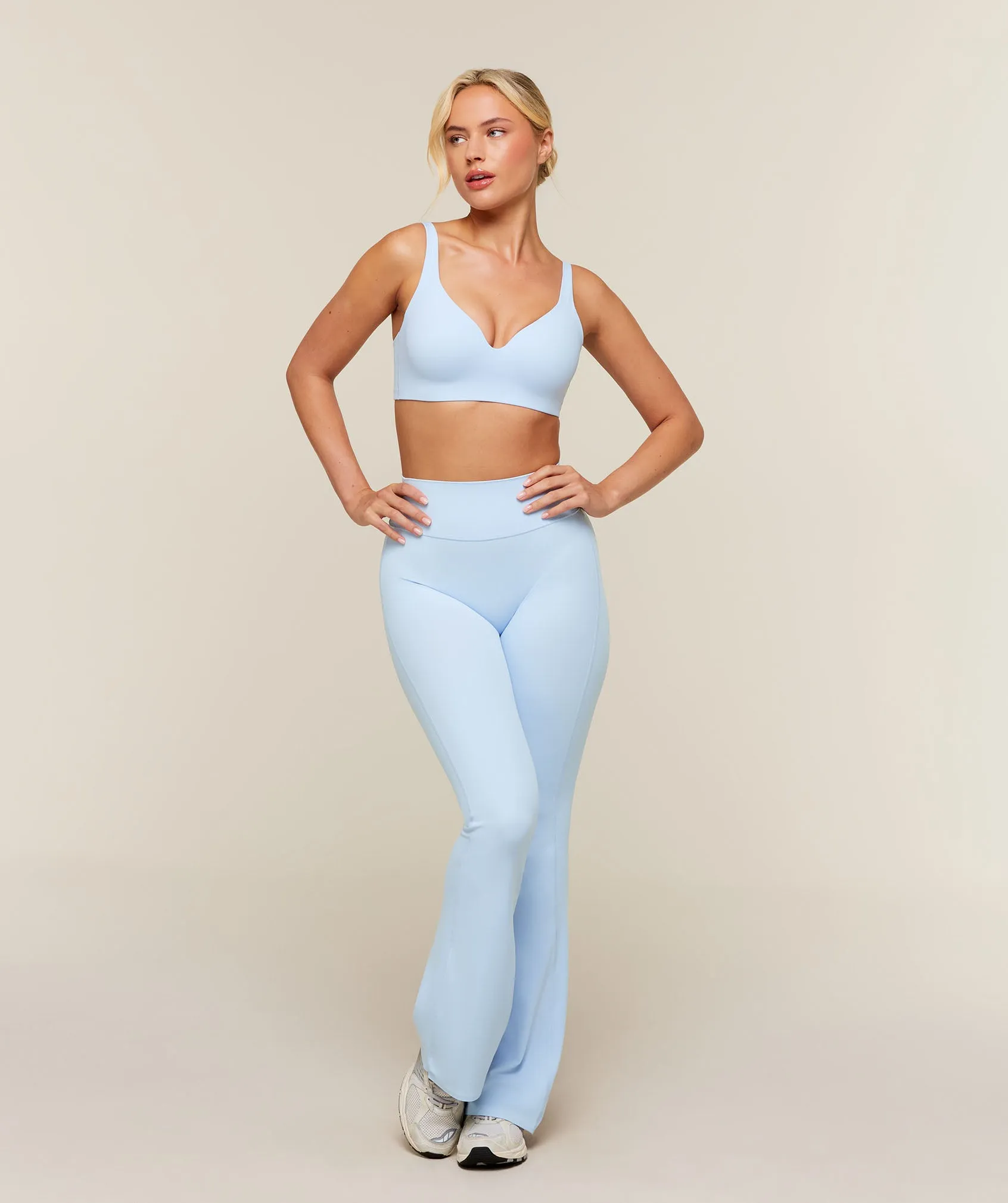 Gymshark Shape Light Support Push Up Bra - Tranquil Blue sold by Gymshark product image thumbnail 4