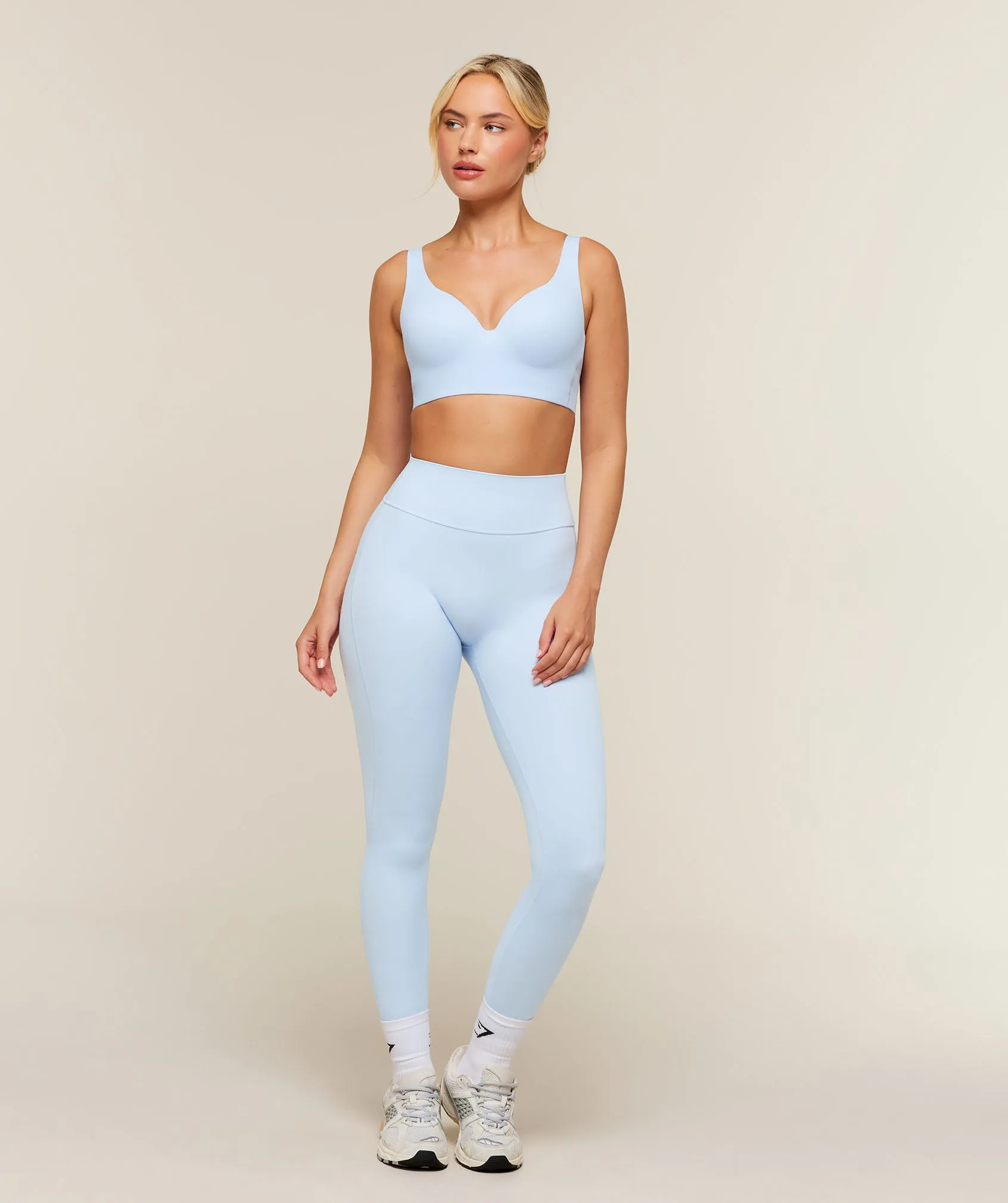 Gymshark Shape High Support Push Up Bra - Tranquil Blue sold by Gymshark product image thumbnail 4