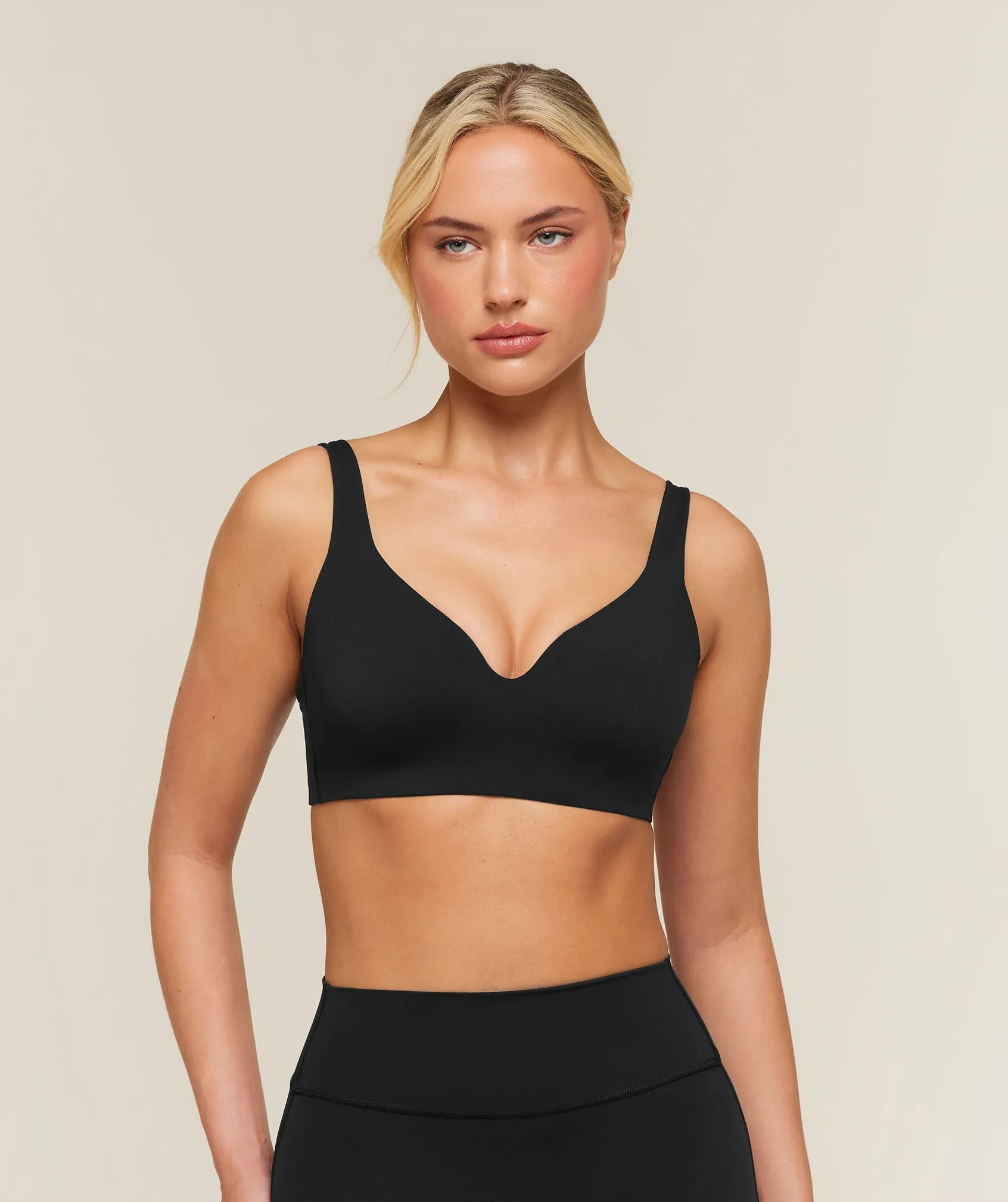 Gymshark Shape Light Support Push Up Bra - Black sold by Gymshark