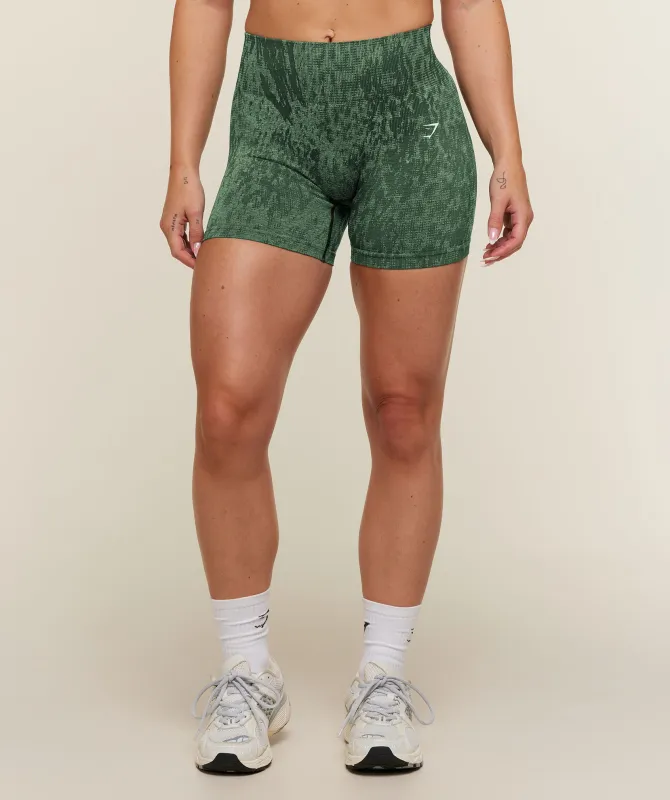 Gymshark Adapt Animal x Whitney Shorts - Earth Green/Sprint Green made by Gymshark