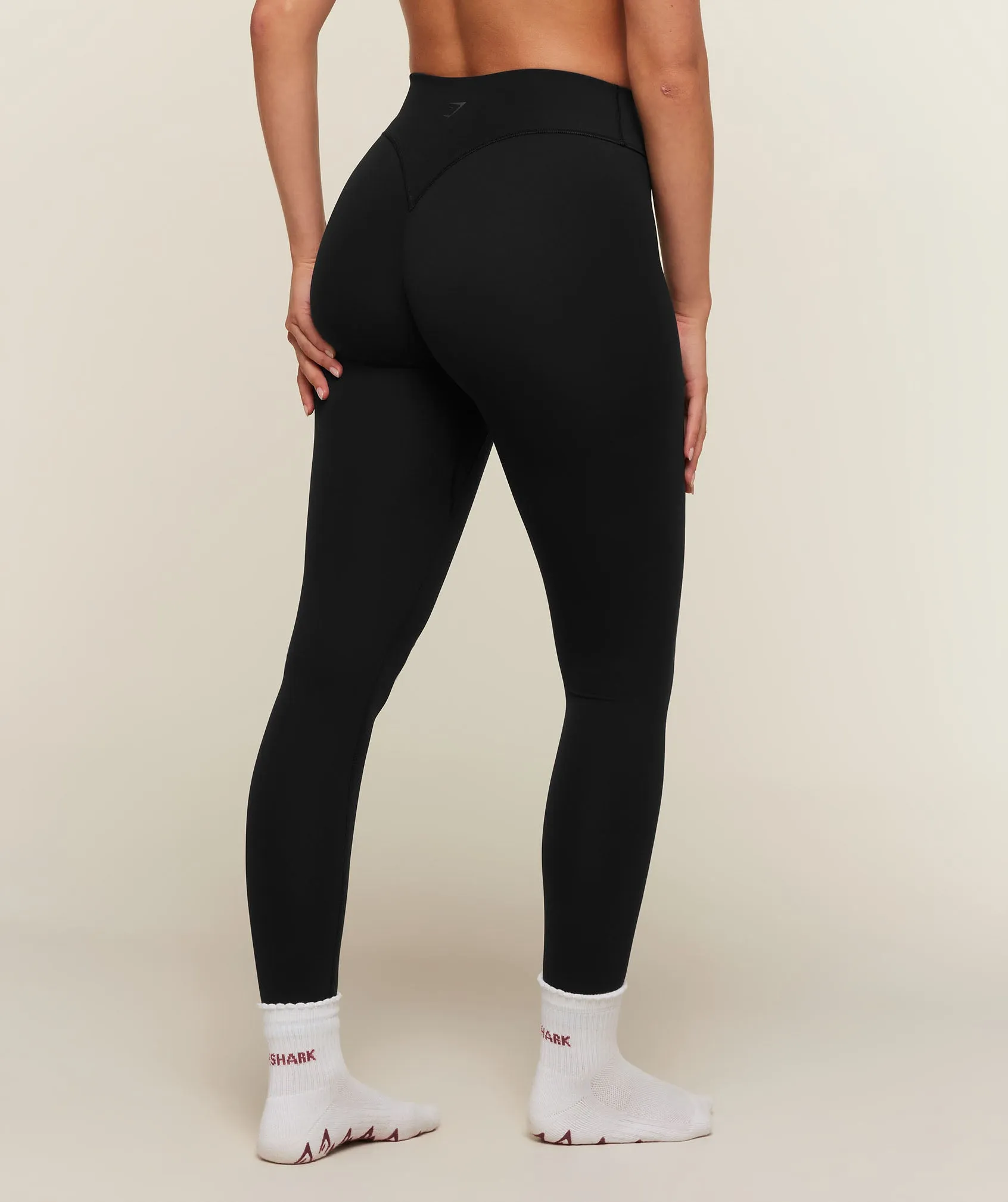 Gymshark SoftSense™ High-Rise Leggings - Black sold by Gymshark product image thumbnail 2