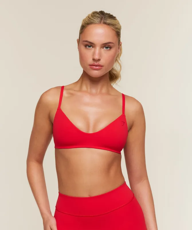 Gymshark SoftSense™ Sports Bra - Impact Red made by Gymshark