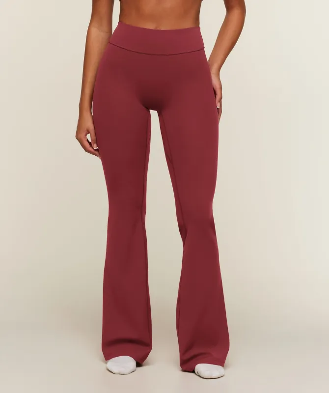 Gymshark SoftSense™ High-Rise Flared Leggings - Cherry Red made by Gymshark