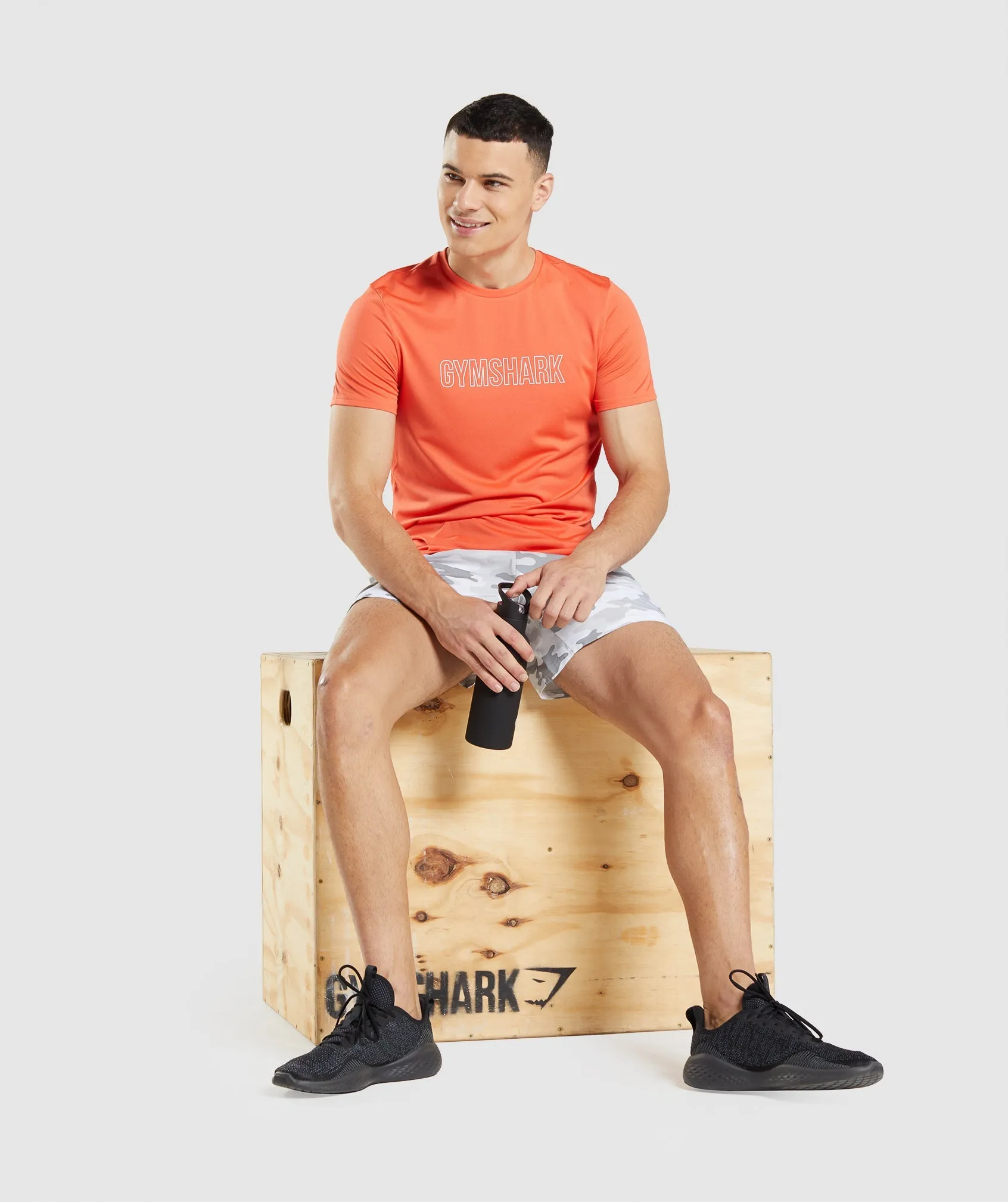 Gymshark Arrival Graphic T-Shirt - Papaya Orange sold by Gymshark product image thumbnail 4