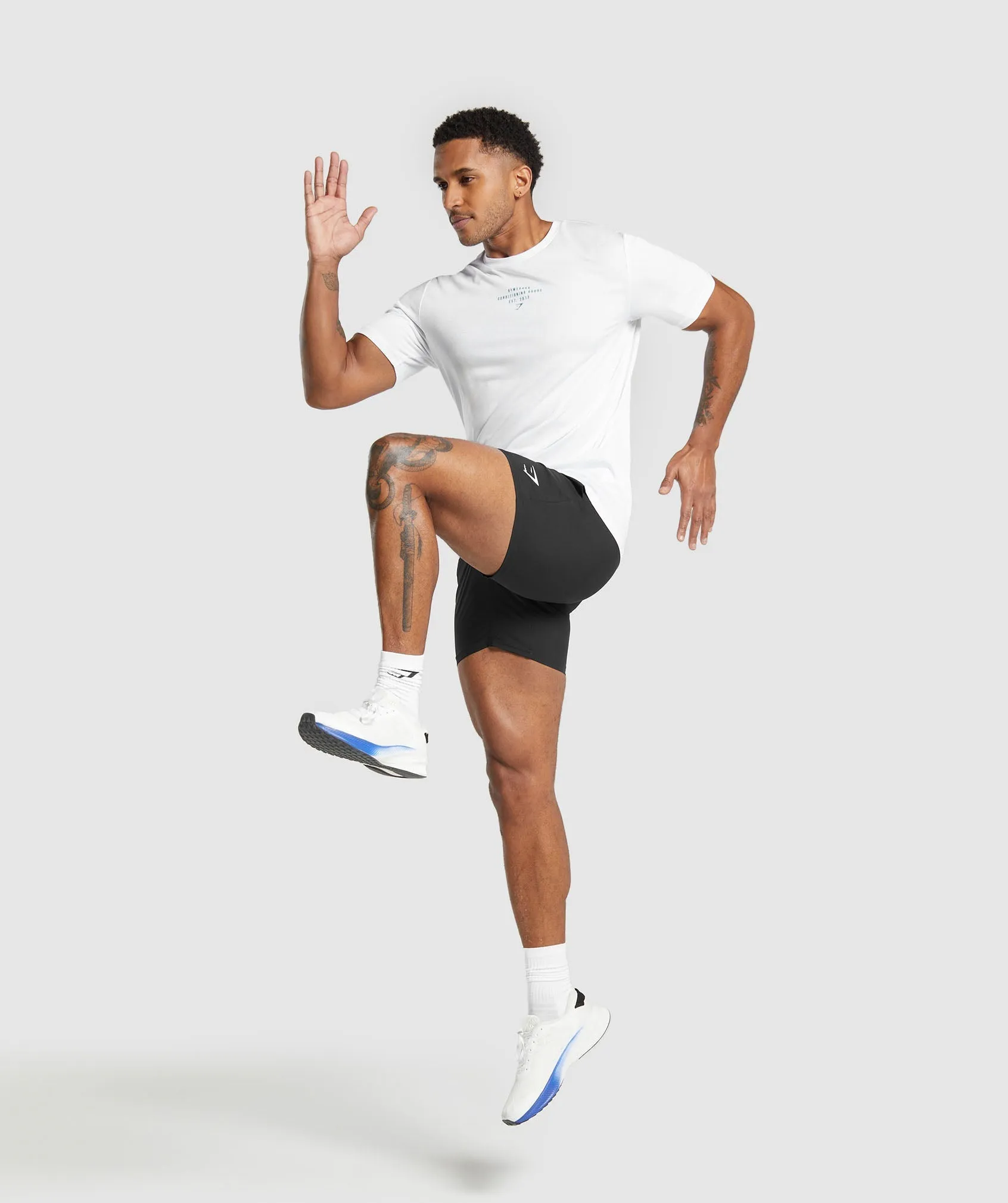 Gymshark Conditioning Goods T-Shirt - White sold by Gymshark product image thumbnail 4