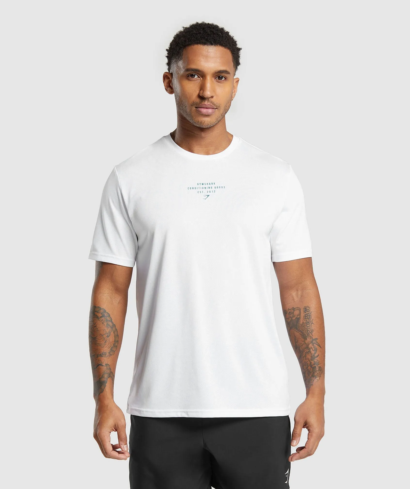 Gymshark Conditioning Goods T-Shirt - White sold by Gymshark