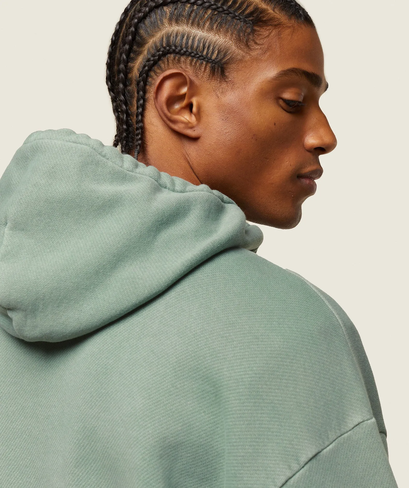Gymshark everywear Relaxed Zip Hoodie - Dollar Green sold by Gymshark product image thumbnail 5