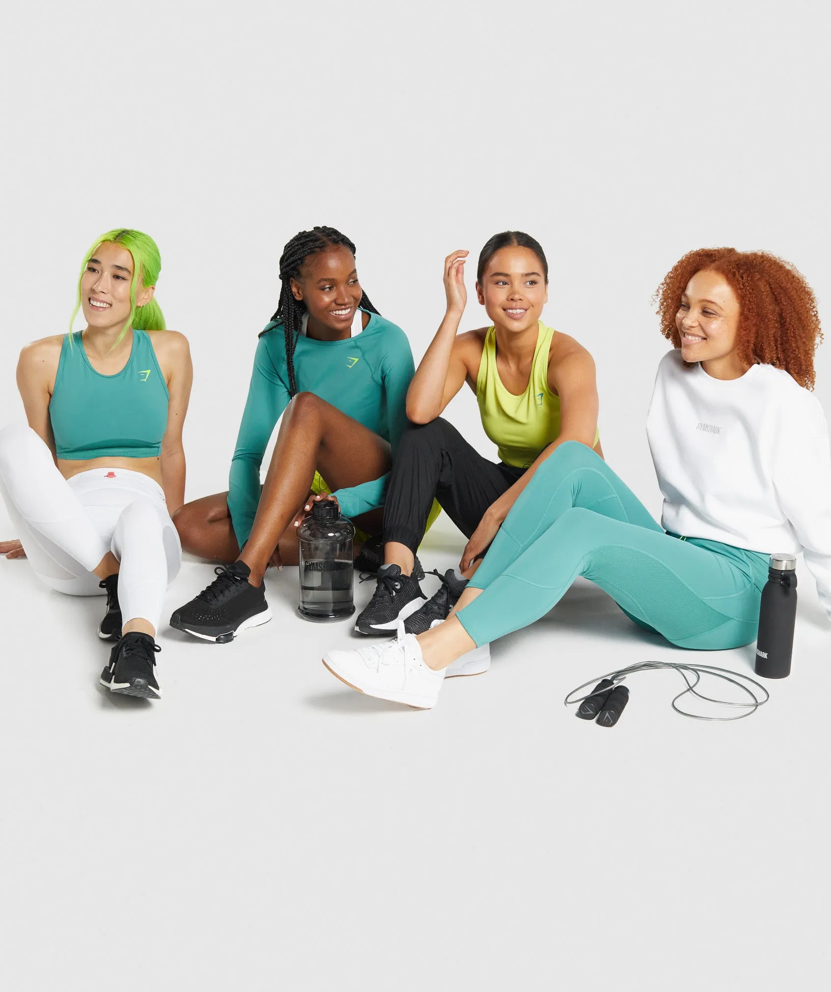 Gymshark Pulse Leggings - Teal sold by Gymshark product image thumbnail 4