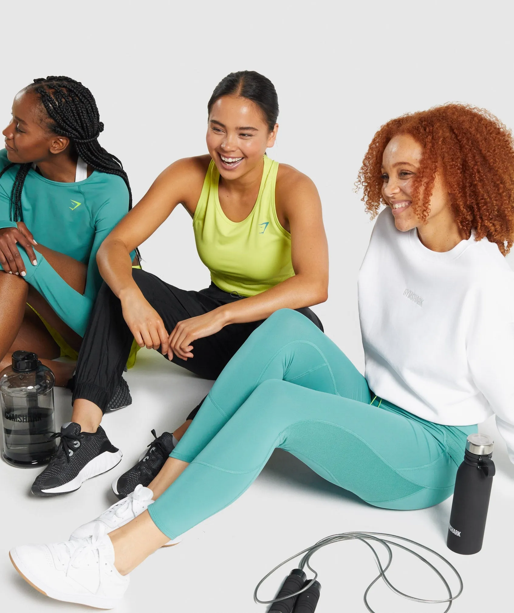 Gymshark Pulse Leggings - Teal sold by Gymshark product image thumbnail 5