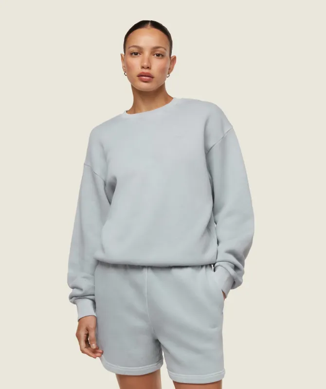 Gymshark everywear Relaxed Sweatshirt - Ice Grey sold by Gymshark