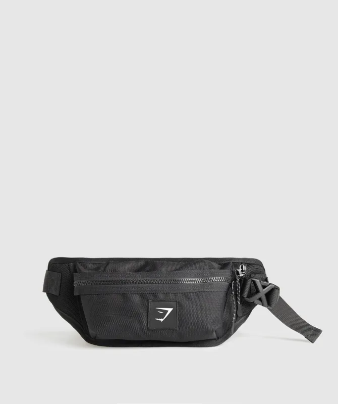 Gymshark Retro Sports Waistpack - Black sold by Gymshark