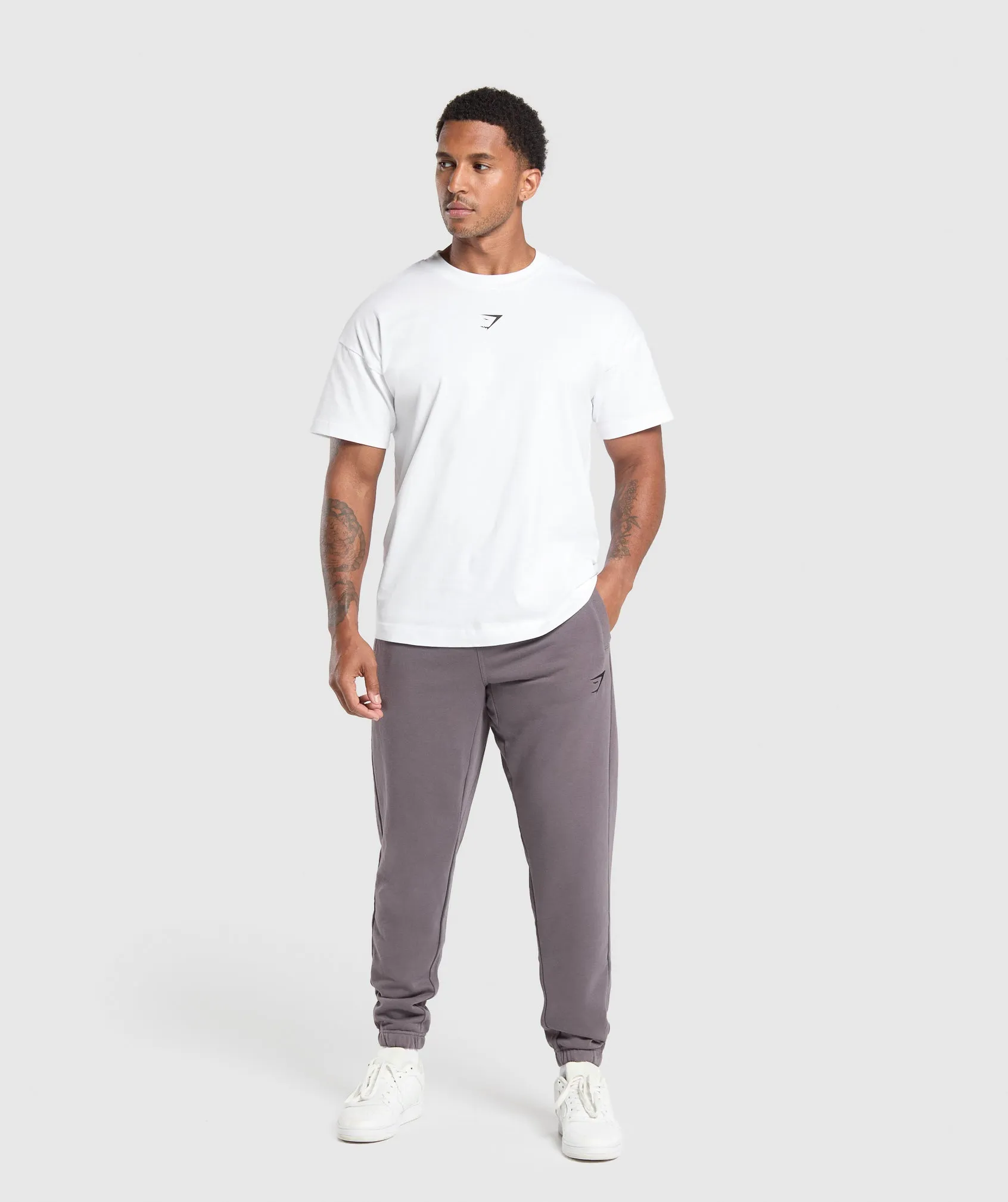 Gymshark Essential Oversized Joggers - Brushed Purple sold by Gymshark product image thumbnail 4