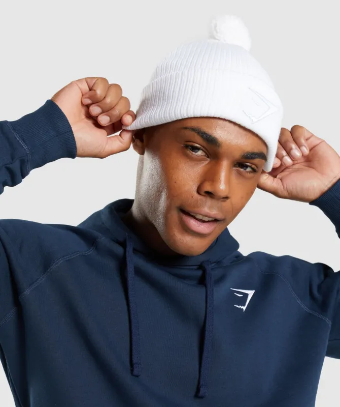 Gymshark New Era Mini Pom - White sold by Gymshark