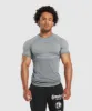 Gymshark Elite Seamless T-Shirt - Pitch Grey/Light Grey sold by Gymshark