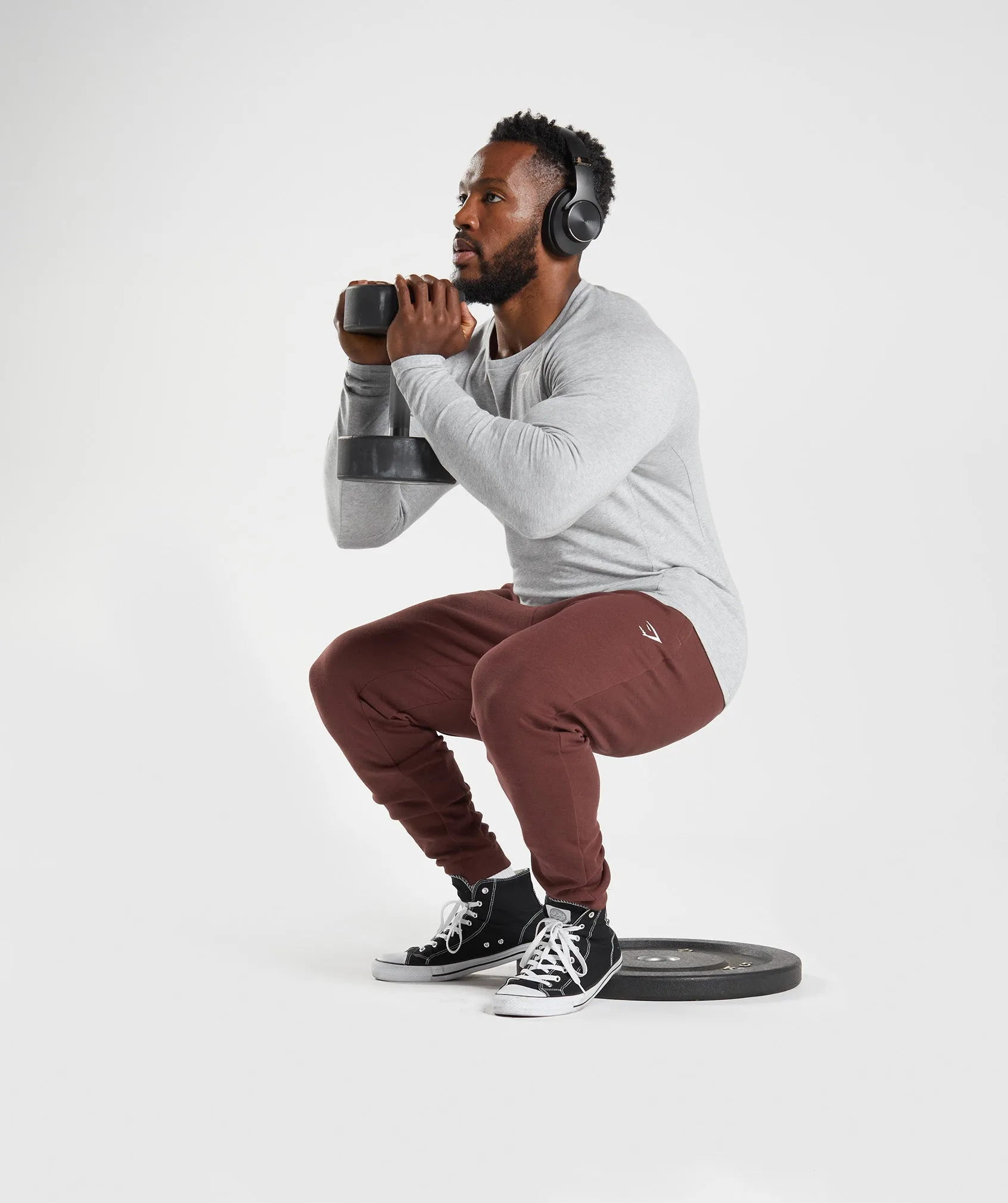 Gymshark React Joggers - Cherry Brown sold by Gymshark product image thumbnail 4