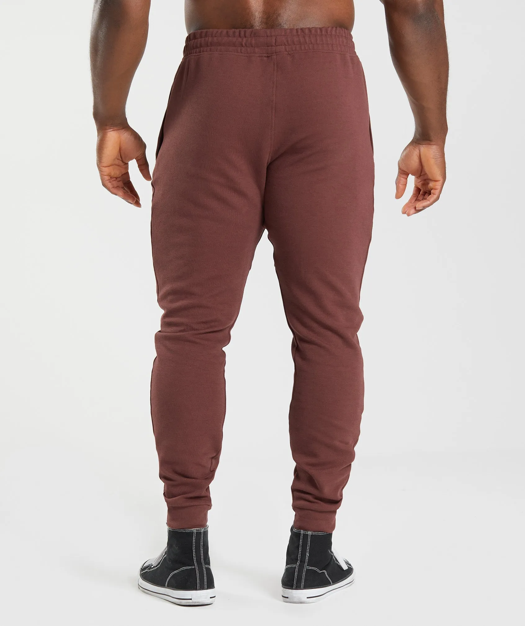 Gymshark React Joggers - Cherry Brown sold by Gymshark product image thumbnail 2