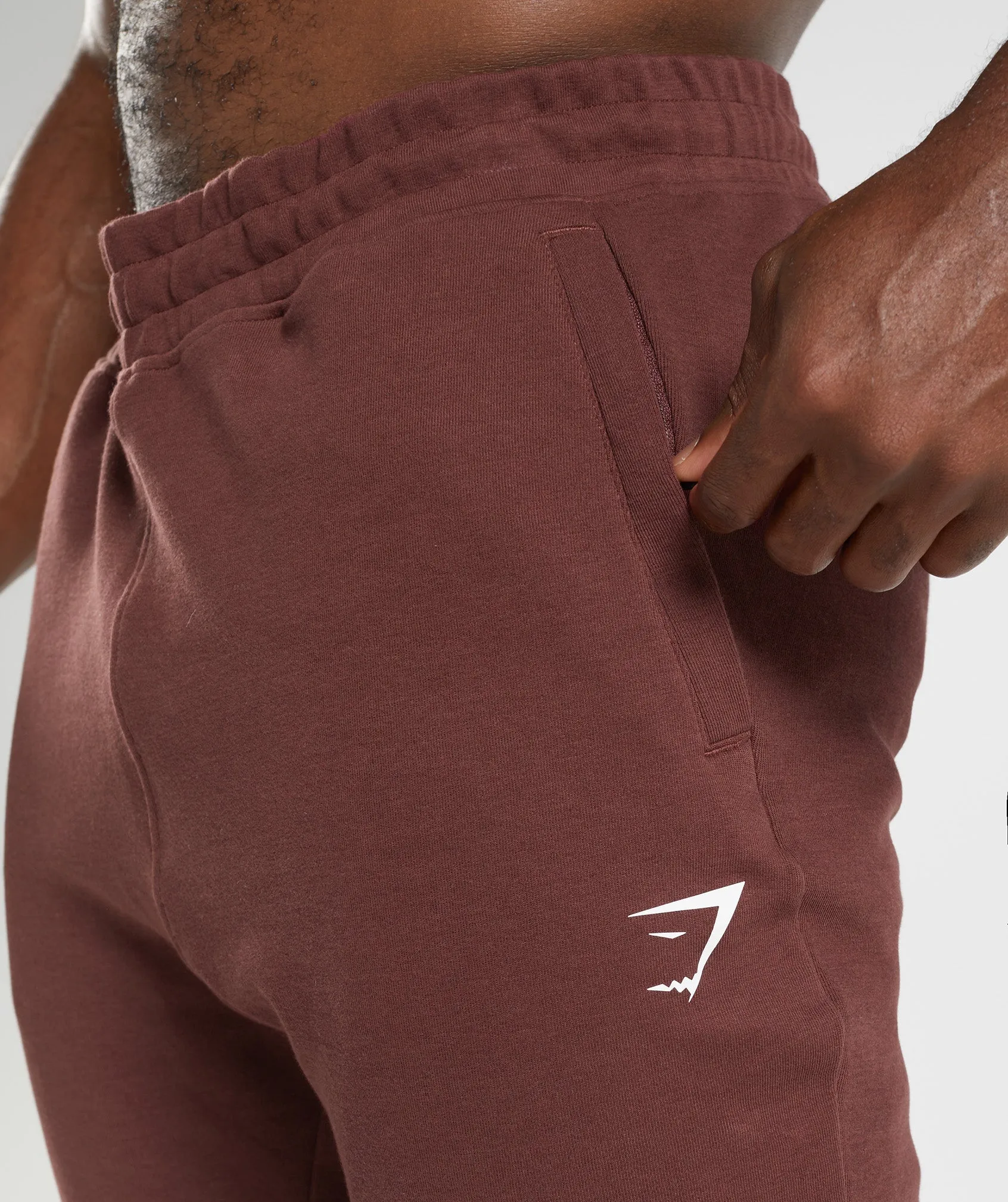 Gymshark React Joggers - Cherry Brown sold by Gymshark product image thumbnail 5