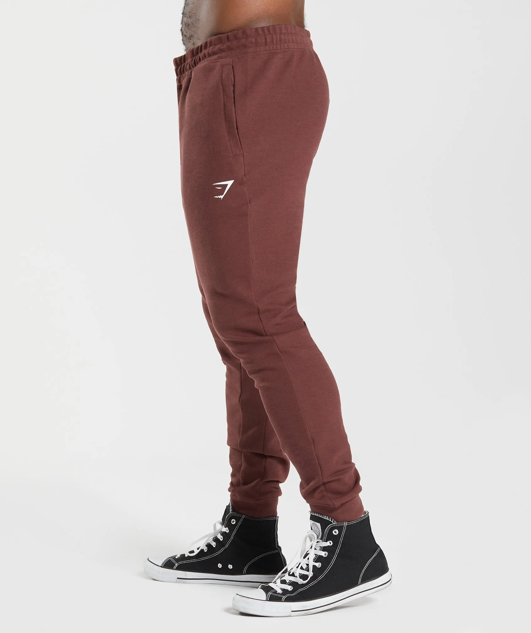 Gymshark React Joggers - Cherry Brown sold by Gymshark product image thumbnail 3