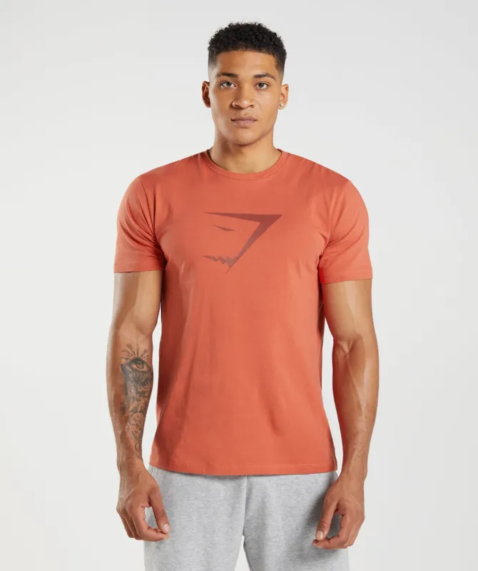 Gymshark Sharkhead Infill T-Shirt - Storm Red sold by Gymshark