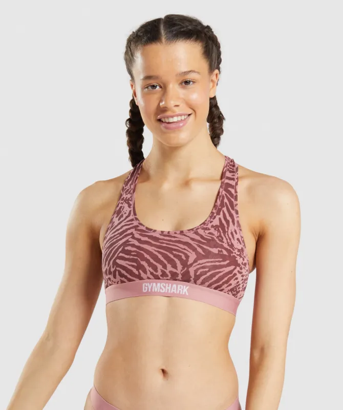 Gymshark Cotton Bralette - Alice Pink sold by Gymshark
