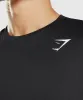 Gymshark Arrival Long Sleeve T-Shirt - Black sold by Gymshark