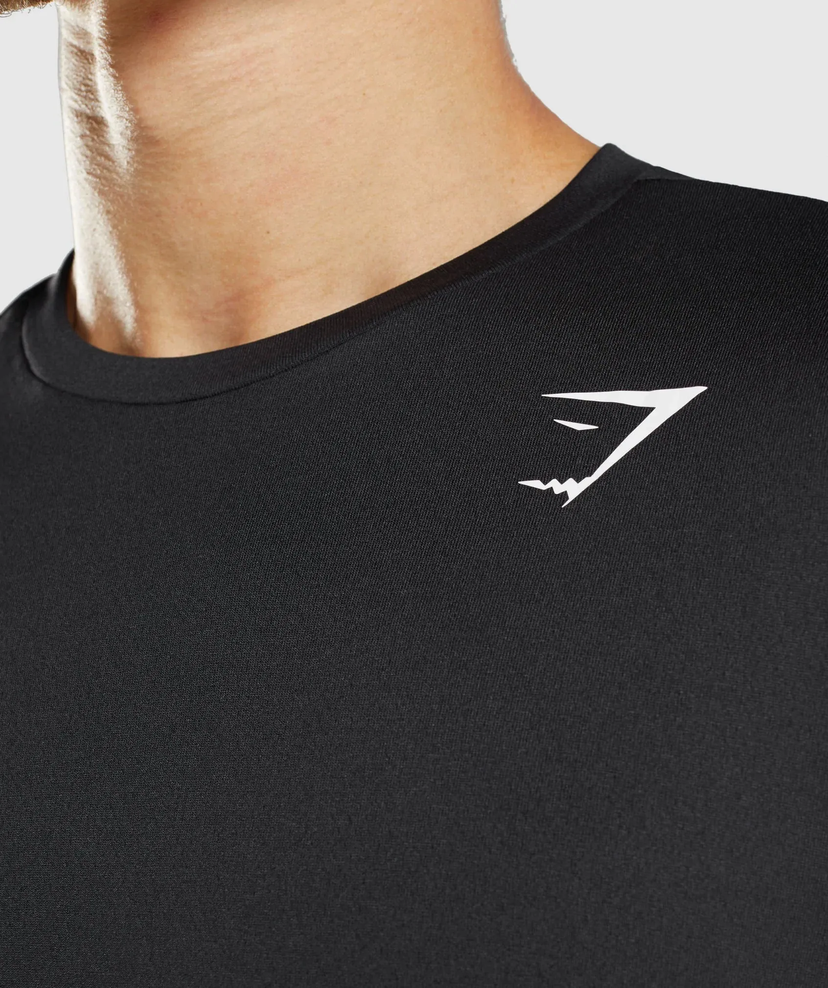 Gymshark Arrival Long Sleeve T-Shirt - Black sold by Gymshark product image thumbnail 4