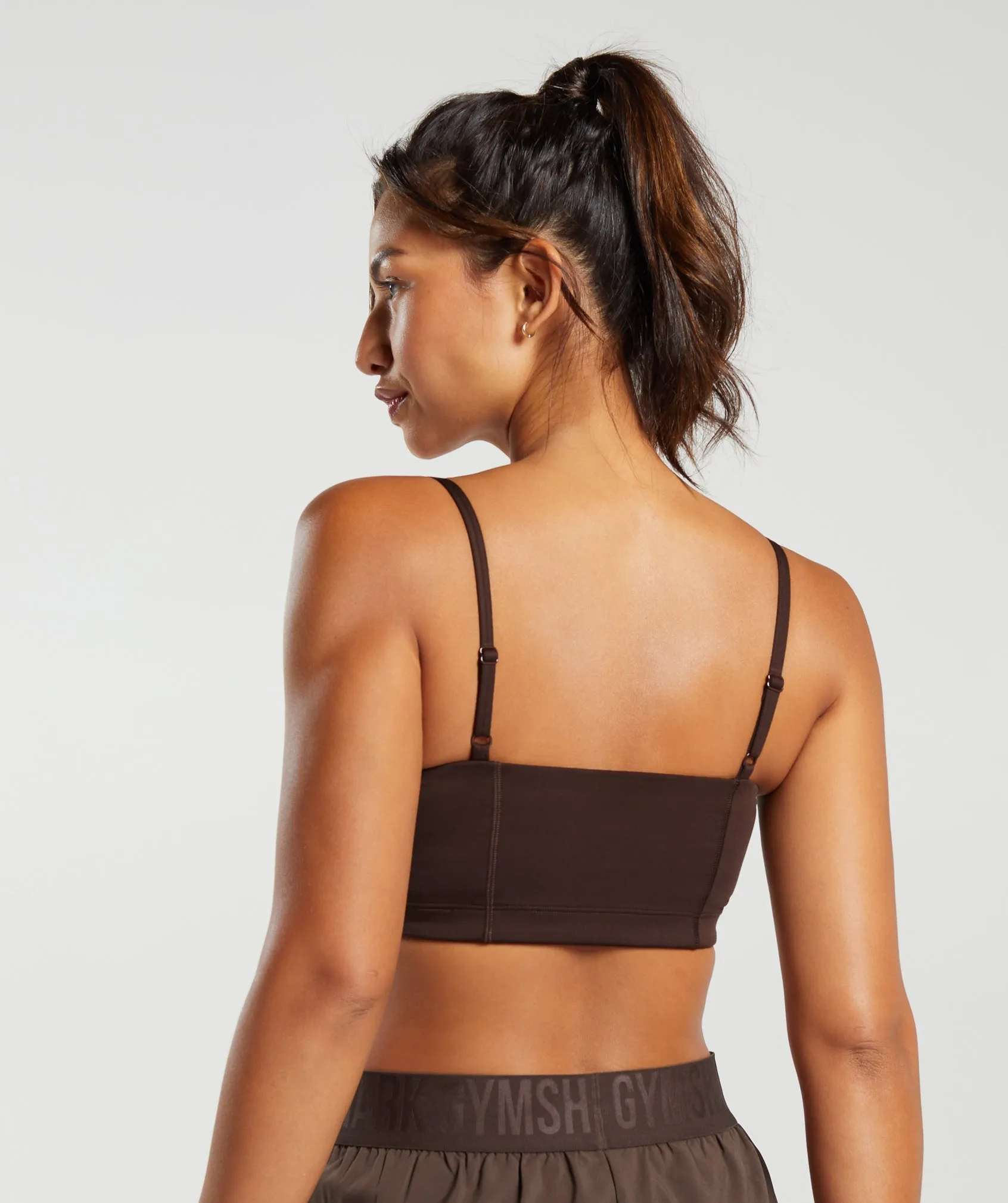 Gymshark Bandeau Sports Bra - Shadow Brown sold by Gymshark product image thumbnail 2